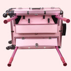 Valise Studio Make-up Trolley - Table de maquillage Professionnel avec Ampoules
