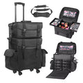 Valise Trolley - Maquillage Professionnel - Beauty Case Trolley - Multi Rangement