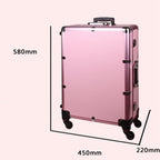 Valise Studio Make-up Trolley - Table de maquillage Professionnel avec Ampoules