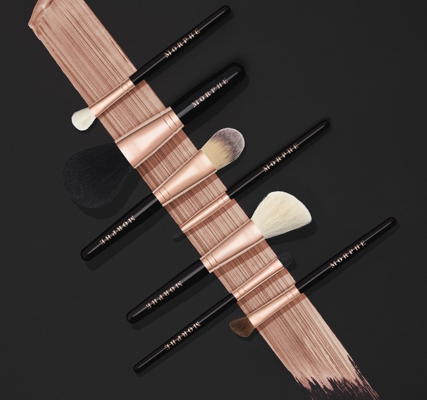 Morphe ROSÉ BAES Set de 6 Pinceaux Collection Mini
