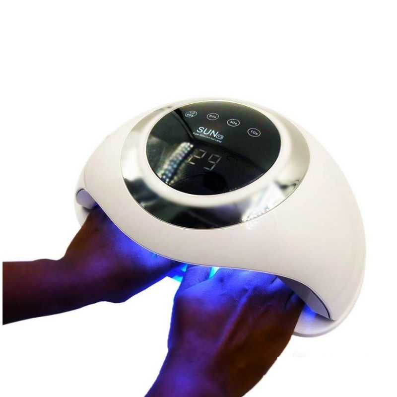 SUN Y3 Lampe UV/LED sèche-ongles- Durcisseur de Gels & vernis double main Avec Minuterie 120W