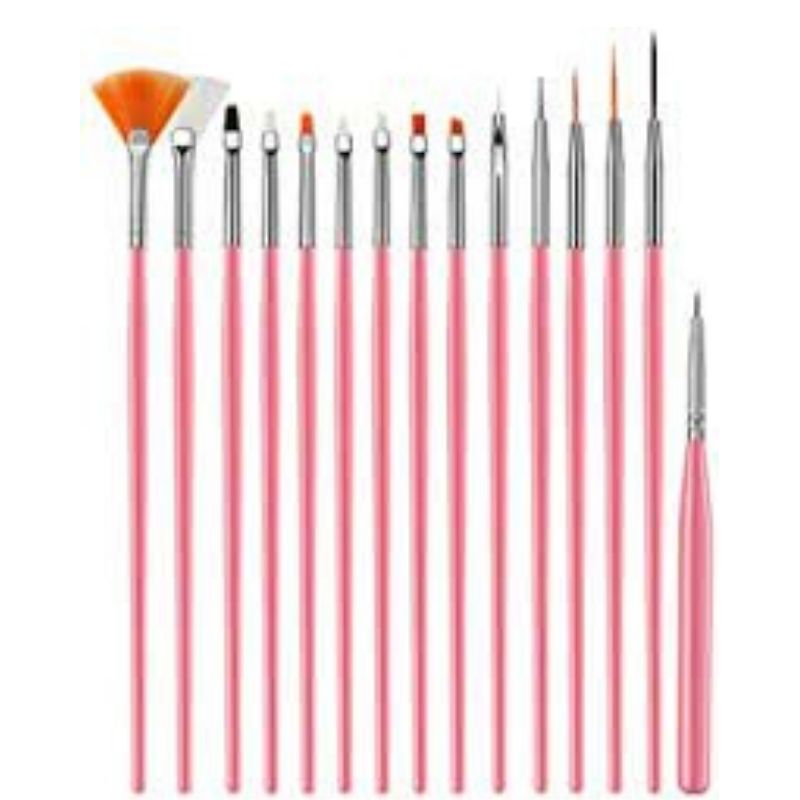 15 Pièces - Brosse Pinceau Ongle Décor Liner Nail Art