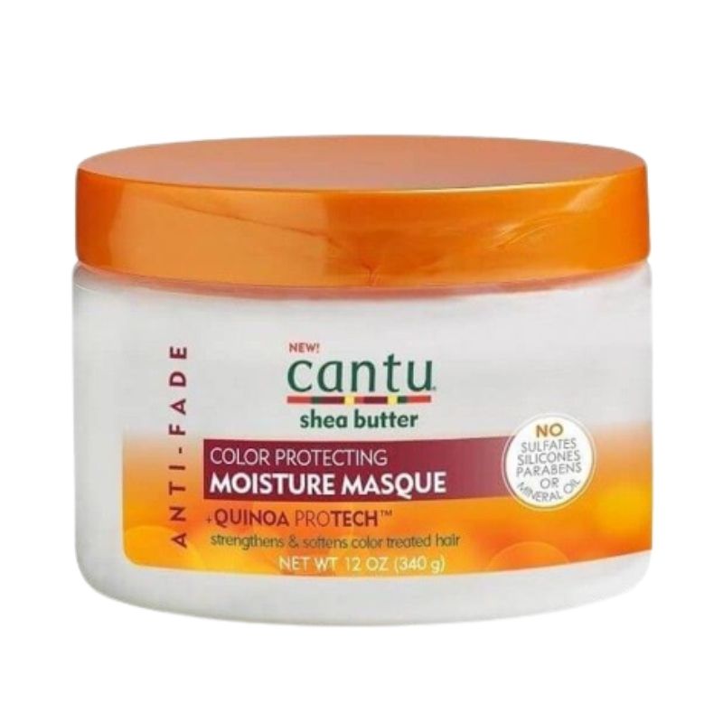 Cantu Shea Butter Anti Fade Color Protecting Shampoo, Conditioner & Masque - Kit De Soin Pour Cheveux Coloré Sans Sulfate