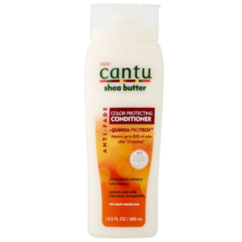Cantu Shea Butter Anti Fade Color Protecting Shampoo, Conditioner & Masque - Kit De Soin Pour Cheveux Coloré Sans Sulfate