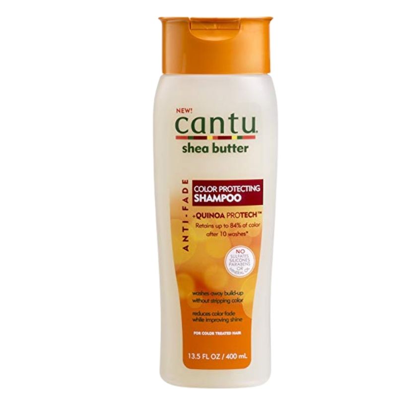 Cantu Shea Butter Anti Fade Color Protecting Shampoo, Conditioner & Masque - Kit De Soin Pour Cheveux Coloré Sans Sulfate