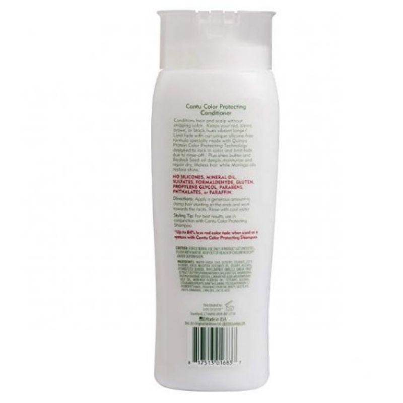 Cantu Shea Butter Anti Fade Color Protecting Shampoo, Conditioner & Masque - Kit De Soin Pour Cheveux Coloré Sans Sulfate