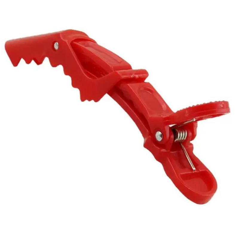 Lot de 6 Pinces - Clips - Barrette à cheveux dent de Crocodile