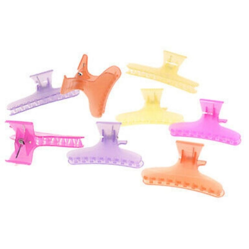 Lot de 6 Pinces - Clips - Barrette à cheveux dent de Crabe