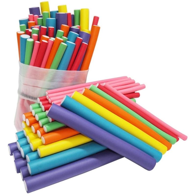 Lot de 70 - Bigoudis Flexibles en mousse sans chaleur
