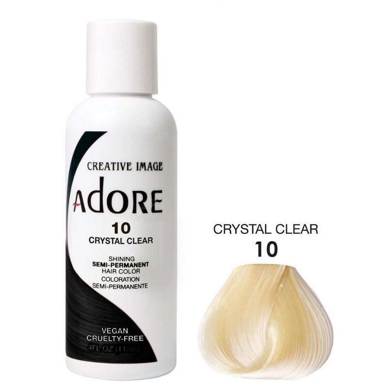 Adore Coloration De Cheveux Semi-Permanente - Sans Ammoniaque - #10 CRYSTAL CLEAR 118 ml