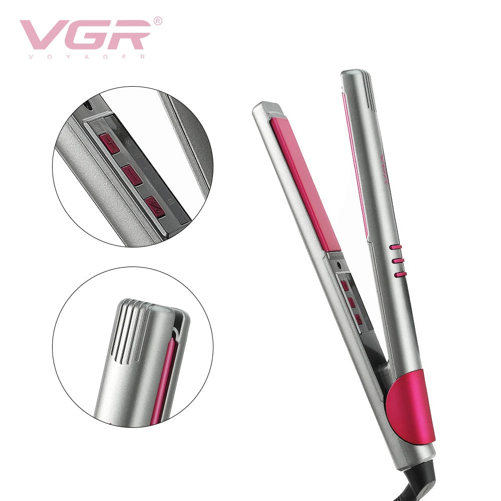 VGR V-580 Lisseur Professionnel de Cheveux A Thermostat - Plaque Céramique Tourmaline
