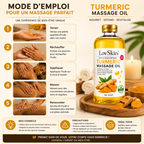 Huile De Massage Curcuma (Turmeric Massage Oil) LovSkin – 500 ml