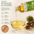 Huile De Ricin Pure LovSkin 500 ml – Huile De Massage Professionnelle Multi-Usages