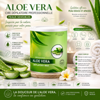 Cire Dépilatoire Professionnelle Aloe Vera 800 g – Peaux Sensibles
