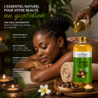 Huile De Ricin Pure LovSkin 500 ml – Huile De Massage Professionnelle Multi-Usages