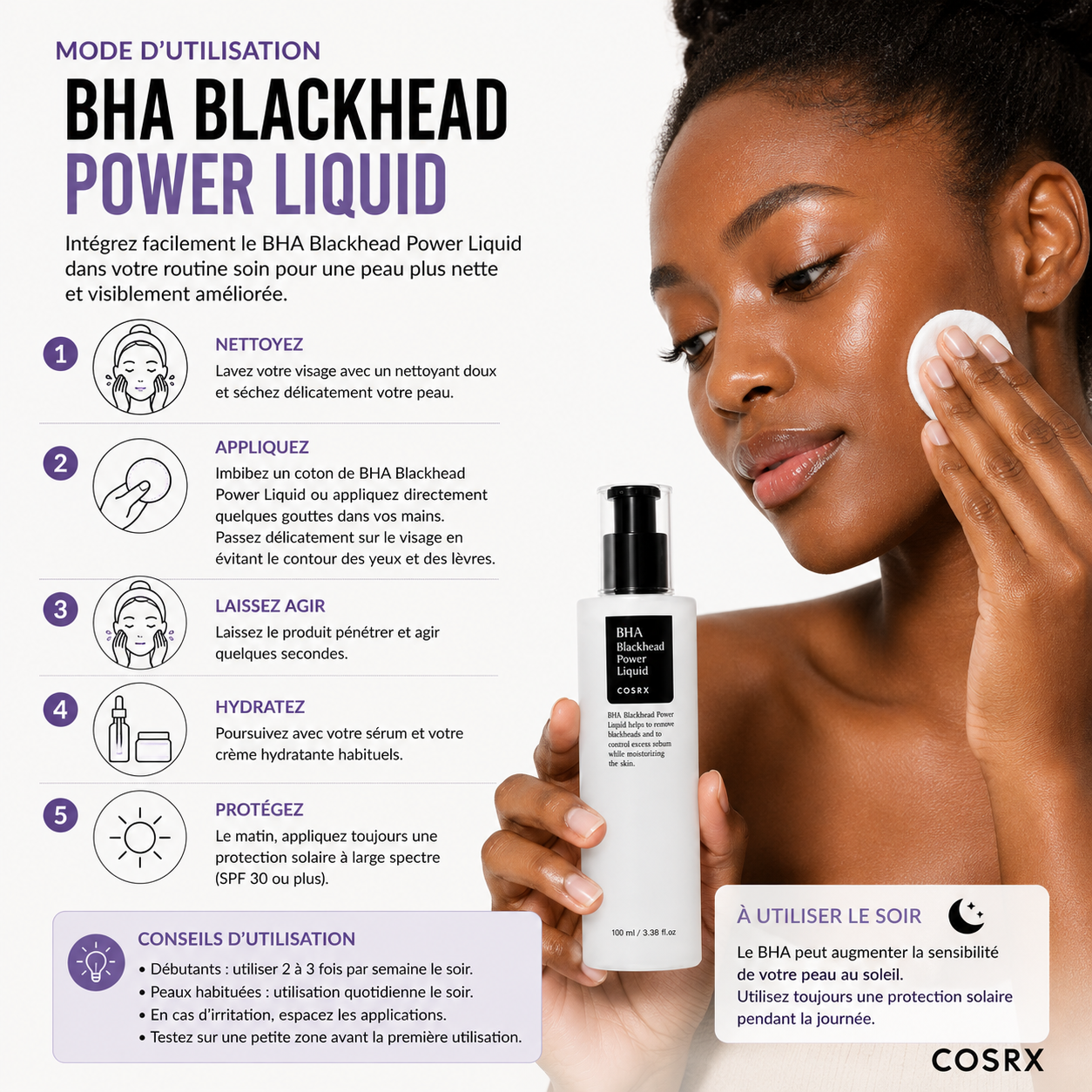 COSRX BHA Blackhead Power Liquid – Exfoliant Anti Points Noirs 100ml