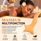 Kit De Madérothérapie 6 Pièces – Outils De Massage En Bois Naturel Pour Corps, Drainage & Relaxation