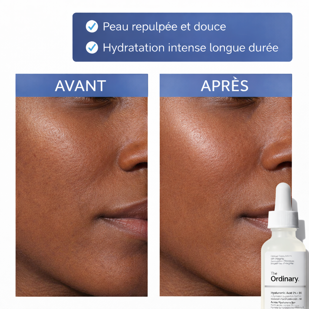 Sérum Acide Hyaluronique 2% + B5 The Ordinary – Hydratation Intense & Peau Repulpée