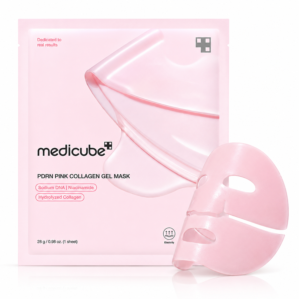 Medicube PDRN Pink Collagen Gel Mask – Masque Hydrogel Au PDRN Et Collagène Pour Une Peau Hydratée, Repulpée Et Lumineuse