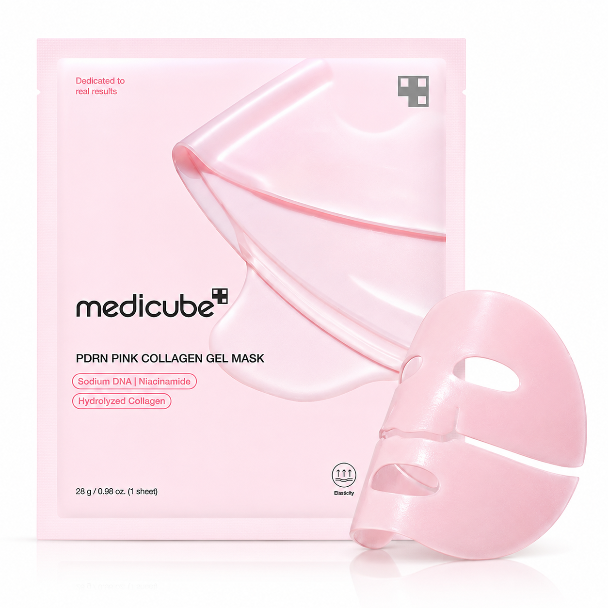 Medicube PDRN Pink Collagen Gel Mask – Masque Hydrogel Au PDRN Et Collagène Pour Une Peau Hydratée, Repulpée Et Lumineuse