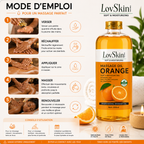 Huile De Massage Orange LovSkin 500 ml