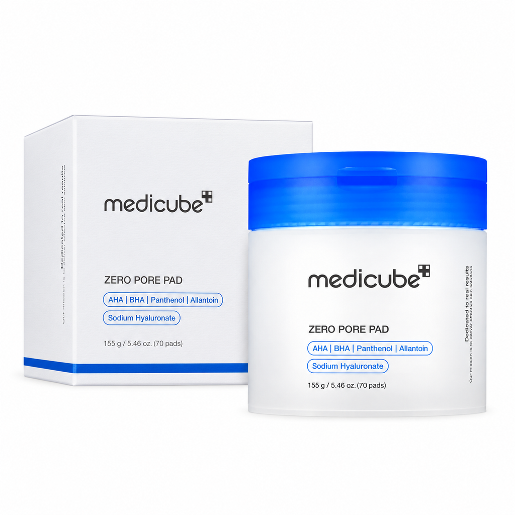 Medicube Zero Pore Pad 2.0 - Zero Pore Pad Medicube - Toner Pad Coréen - Pad Exfoliant AHA BHA - Soin Pores dilatés