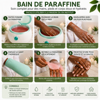 Banafen Chauffe-Cire & Bain de Paraffine 200W  – Soin Hydratant Mains, Pieds & Corps | Spa à Domicile