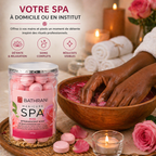 Billes Effervescentes Spa Rose 250g – Bain Mains & Pieds Hydratant & Relaxant