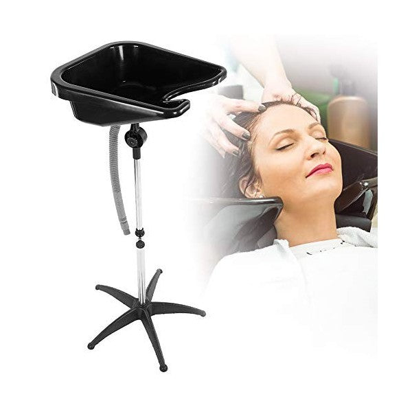 Bac à Shampooing réglable et Basculant – Lavabo Mobile Professionnel pour Coiffure