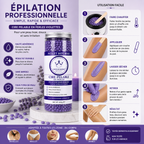Cire Pelable en Perles Violettes – Épilation Sans Bandes Usage Professionnel