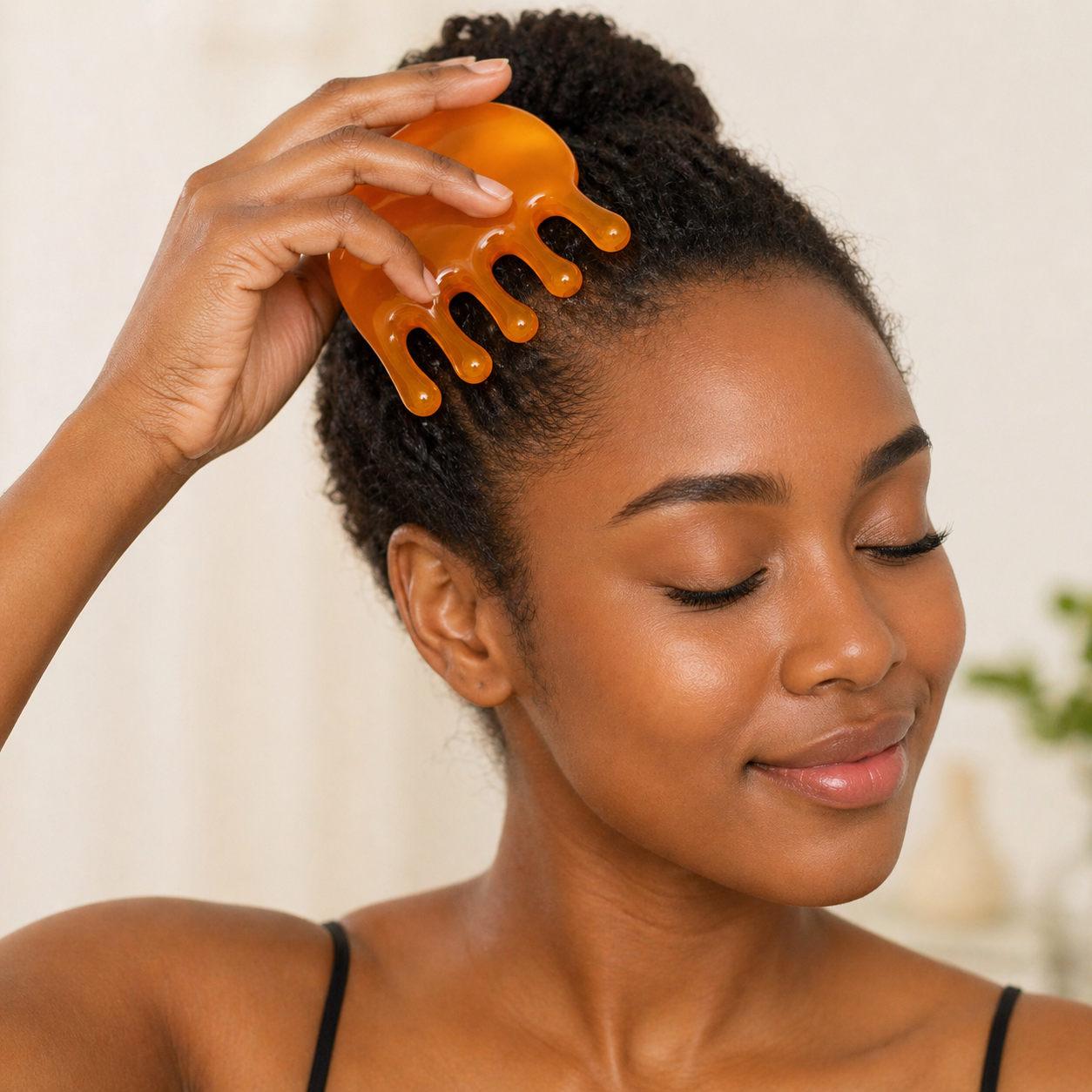 Masseur Cuir Chevelu 5 Griffes en Résine – Massage Tête Relaxant & Anti Stress – Outil Bien-Être