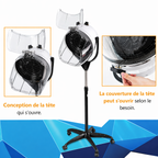 Casque Sèche-Cheveux Professionnel sur Pied EQUATOR – 3000W avec Minuterie & Air Froid