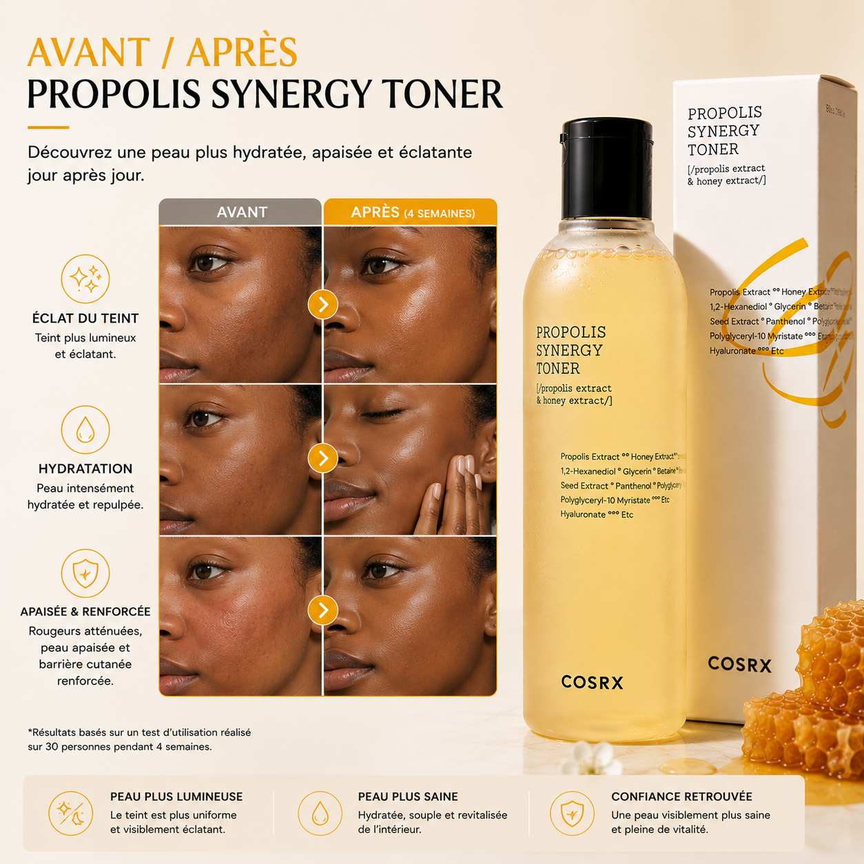 COSRX Propolis Synergy Toner – Toner Hydratant & Éclat 150ml