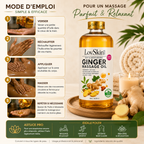 Huile De Massage Gingembre LovSkin - Ginger Massage Oil 500 ml
