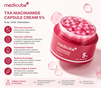 Medicube TXA Niacinamide Capsule Cream 5% – Crème Éclat Au TXA Et À La Niacinamide Pour Un Teint Uniforme Et Lumineux – 55 g