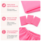 Lot de 10 Robes Jetables Femme Non Tissées – Serviette SPA Usage Unique Élastique – Idéale Institut, Massage, Hammam (Lot Économique)