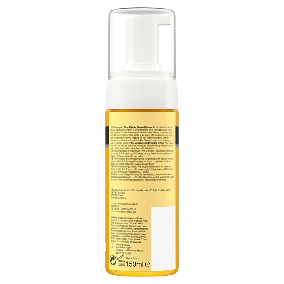 Neutrogena Clear & Soothe Mousse Cleanser