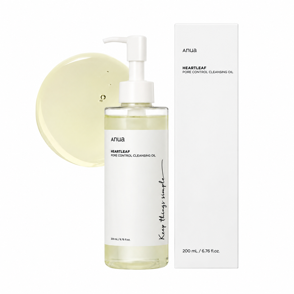 ANUA Heartleaf Pore Control Cleansing Oil – Huile Démaquillante Apaisante – 200ml