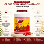 3 Daysit Slimming Burns Fat – Crème De Massage Chauffante Au Piment Rouge 1000 g