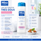 Mixa Lait De Toilette Très Doux 300ml – Nettoyant & Démaquillant Doux Pour Peaux Sensibles