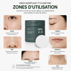 ANUA Heartleaf 77 Clear Pad – Disques Tonifiants Apaisants & Exfoliants