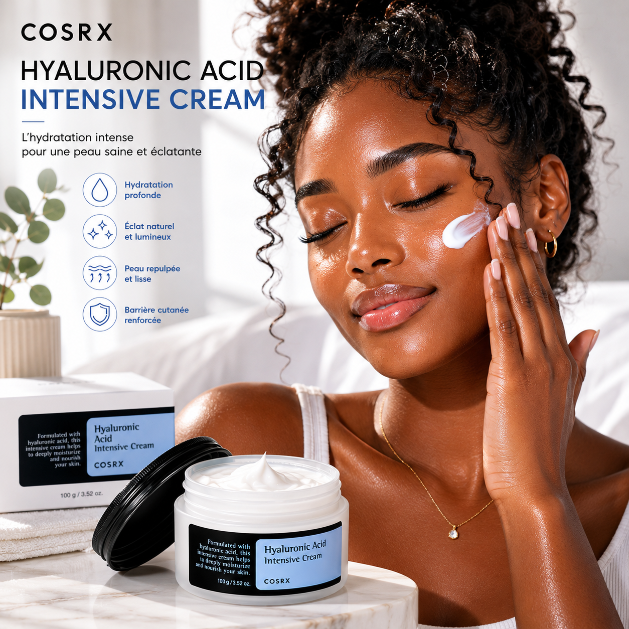 COSRX Hyaluronic Acid Intensive Cream – Crème Hydratante Intensive 100g