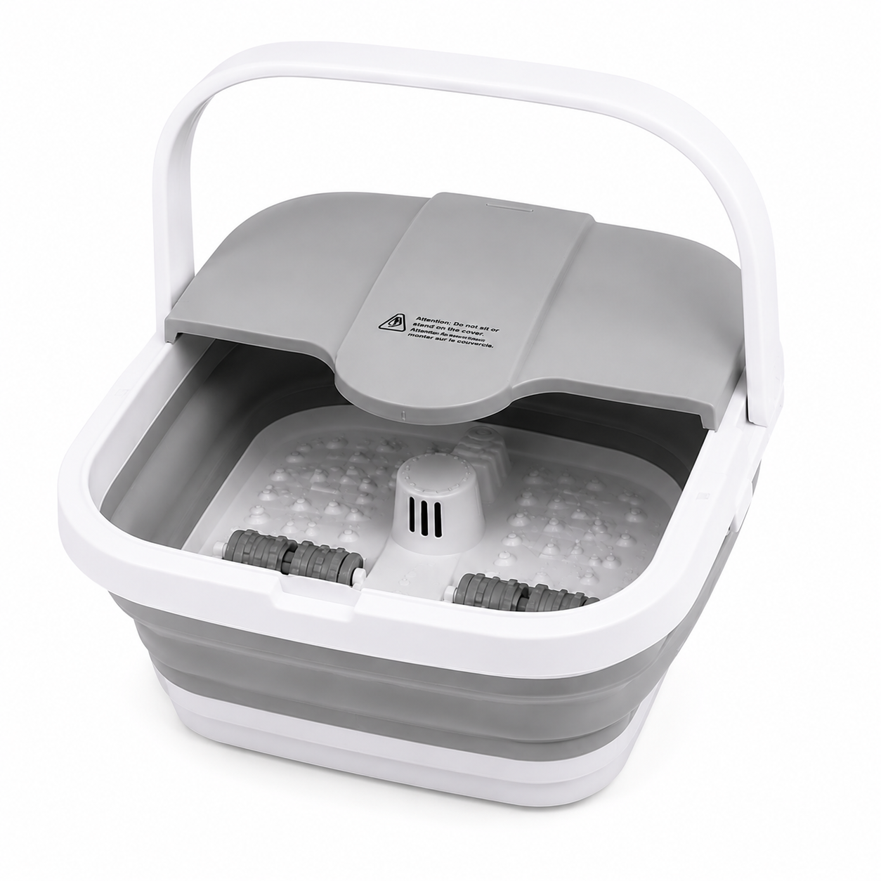 Bain de Pied Pliable Chauffant Multifonction RF-368Z – Spa Relaxant Massage & Bulles