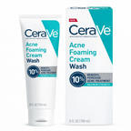 CeraVe Nettoyant Moussant Anti-Acné 10% Peroxyde de Benzoyle – Visage & Corps – 150ml