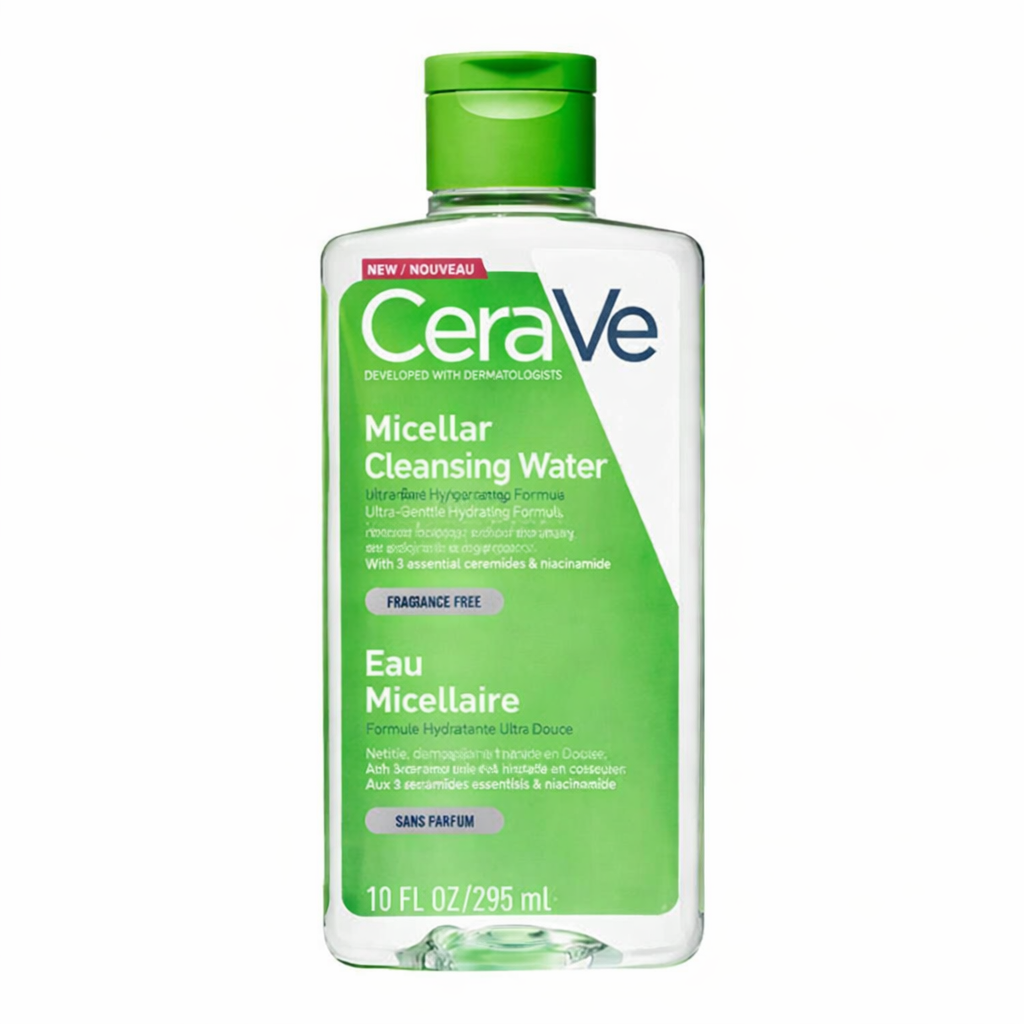 CeraVe Eau Micellaire Nettoyante – Démaquille & Nettoie – Peaux Sensibles 295ml