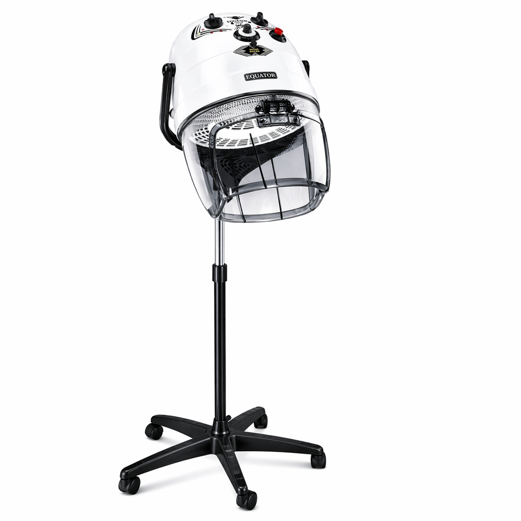 Casque Sèche-Cheveux Professionnel sur Pied EQUATOR – 3000W avec Minuterie & Air Froid