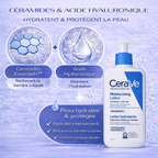 CeraVe Lotion Hydratante Visage & Corps – Hydratation Intense – Peaux Normales à Sèches 236ml