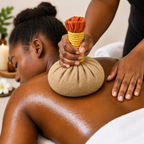 Balle de Massage Chauffante aux Grains, Sel & Herbes Naturelles – Compresse Thermique Relaxante 500g