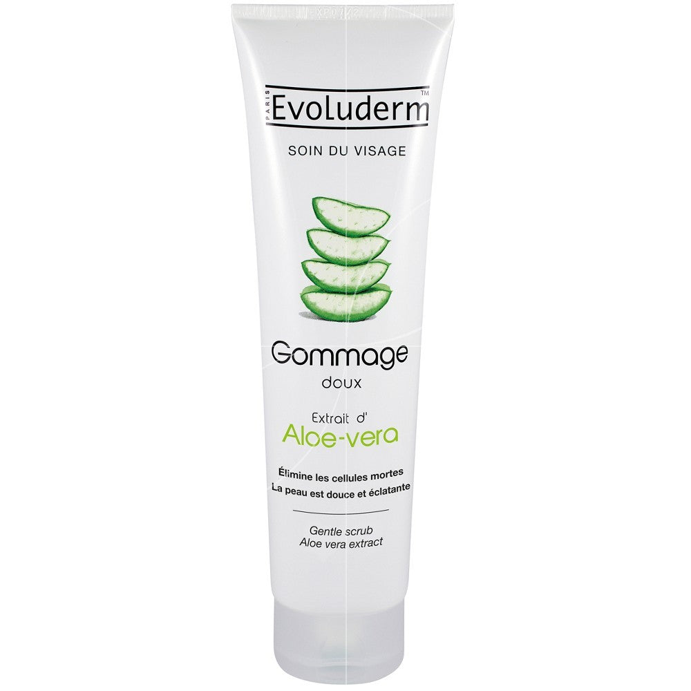 Evoluderm Gommage Doux à l'Extrait d'Aloe Vera 150 ml