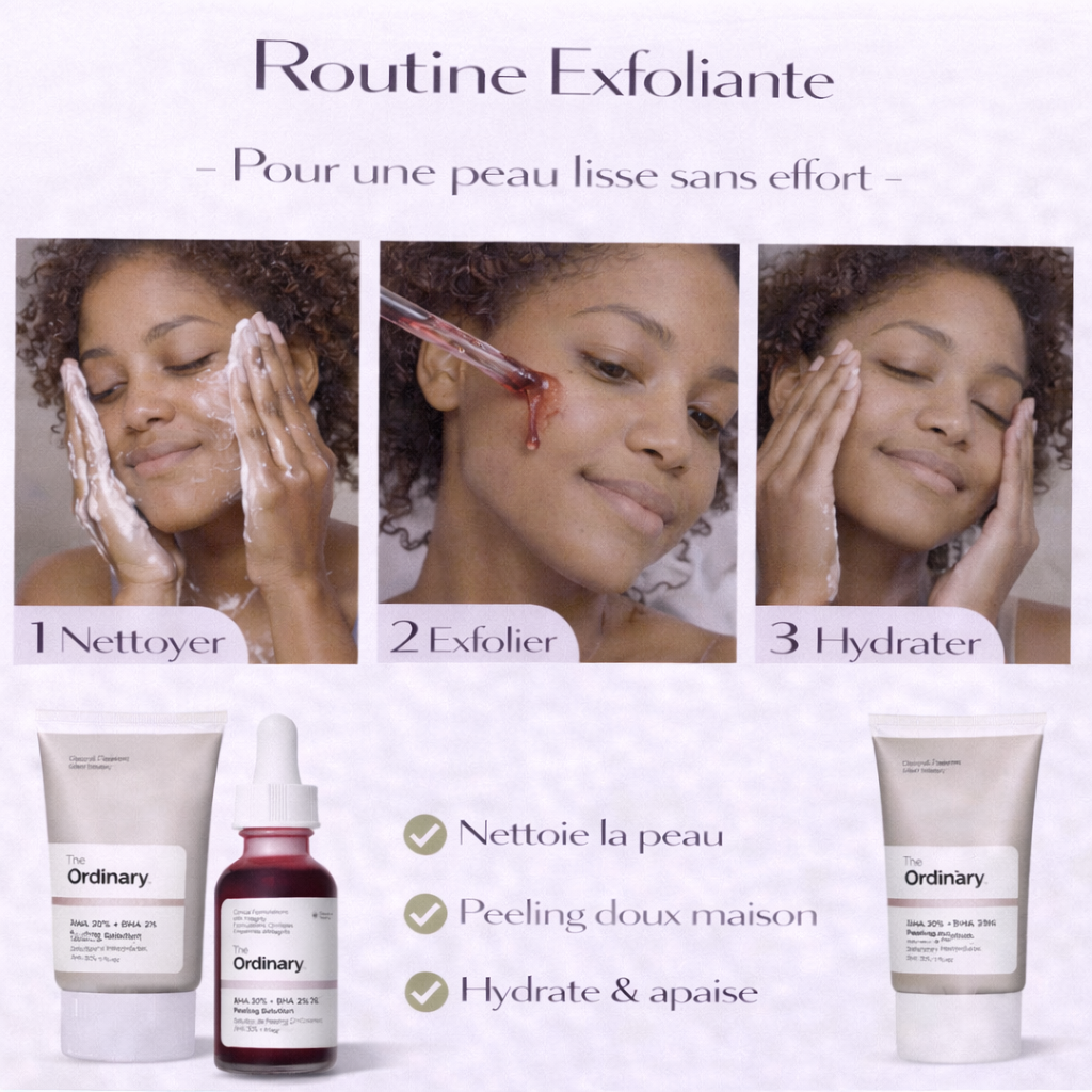 Peeling AHA 30% + BHA 2% The Ordinary – Exfoliation Intense & Peau Plus Lisse